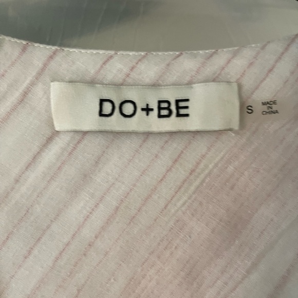 Red and white crop top with open back - Picture 3 of 5